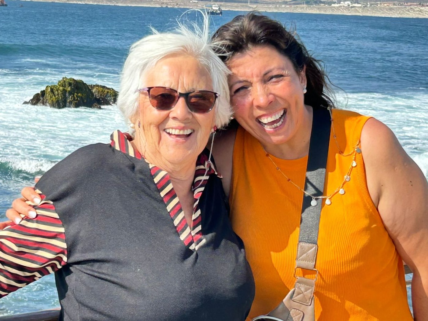 Nina Sofi by the ocean in Chile